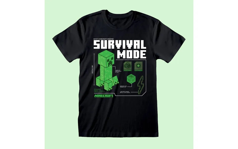 Minecraft Survival T-shirt Xx-large