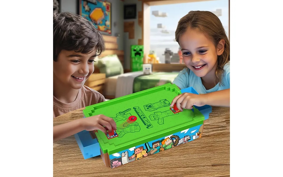 Minecraft The Overworld Arcade Air Hockey Mini Series