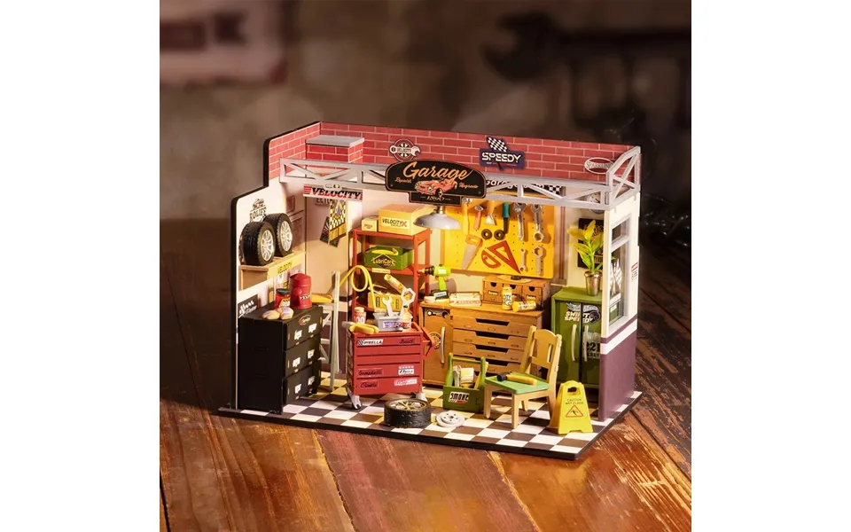 Miniature House Garage Workshop Model Kit