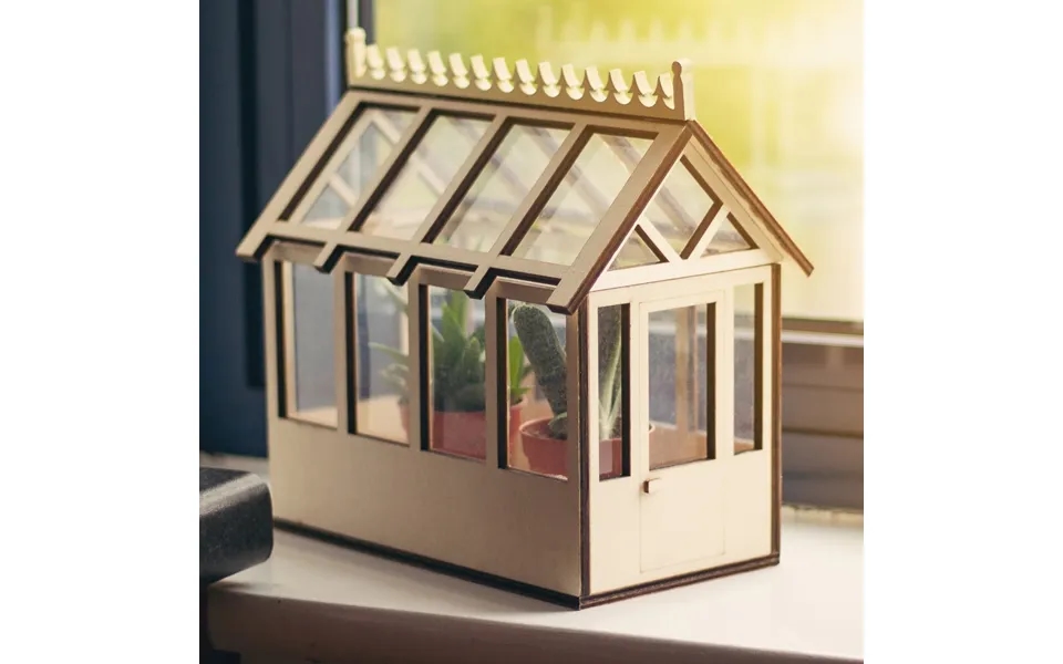 Miniature Indoor Greenhouse For Herbs And Flowers
