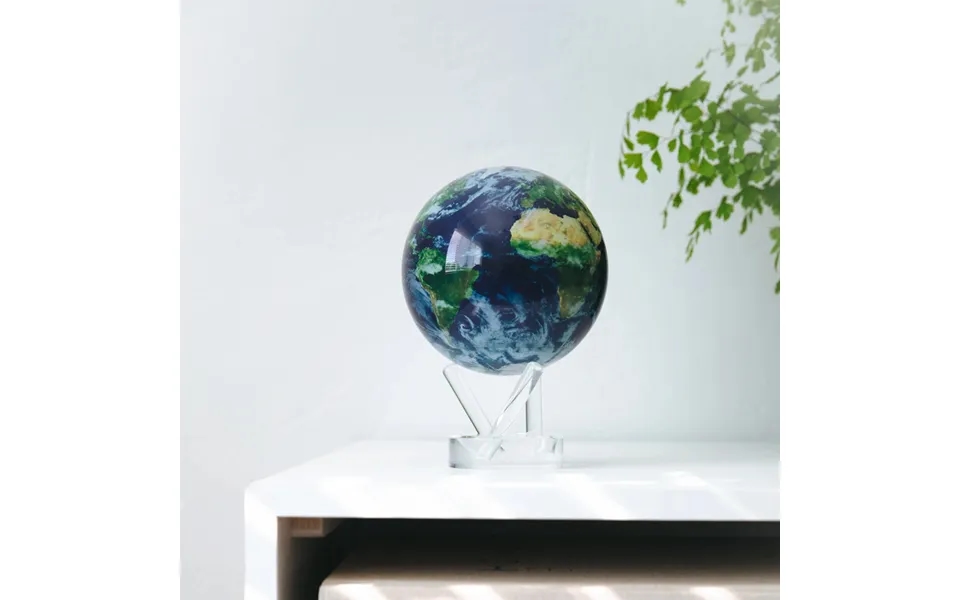 Mova Earth 6 With Clouds Rotating Globe