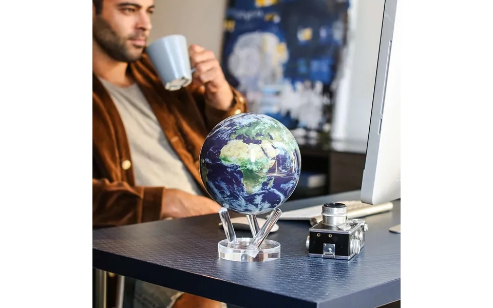 Mova Earth With Clouds 4.5 Rotating Globe