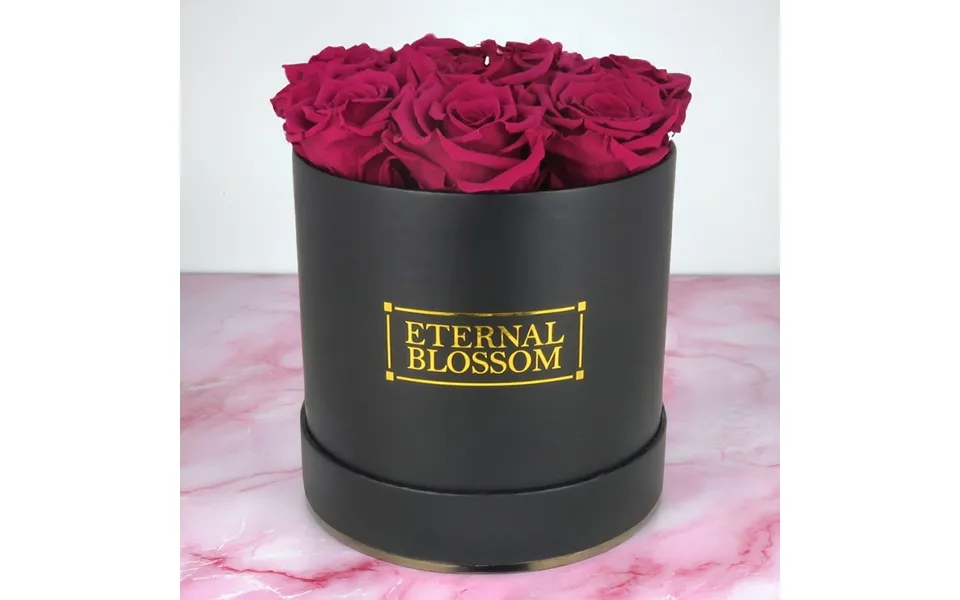 One Year Roses Medium Round Box