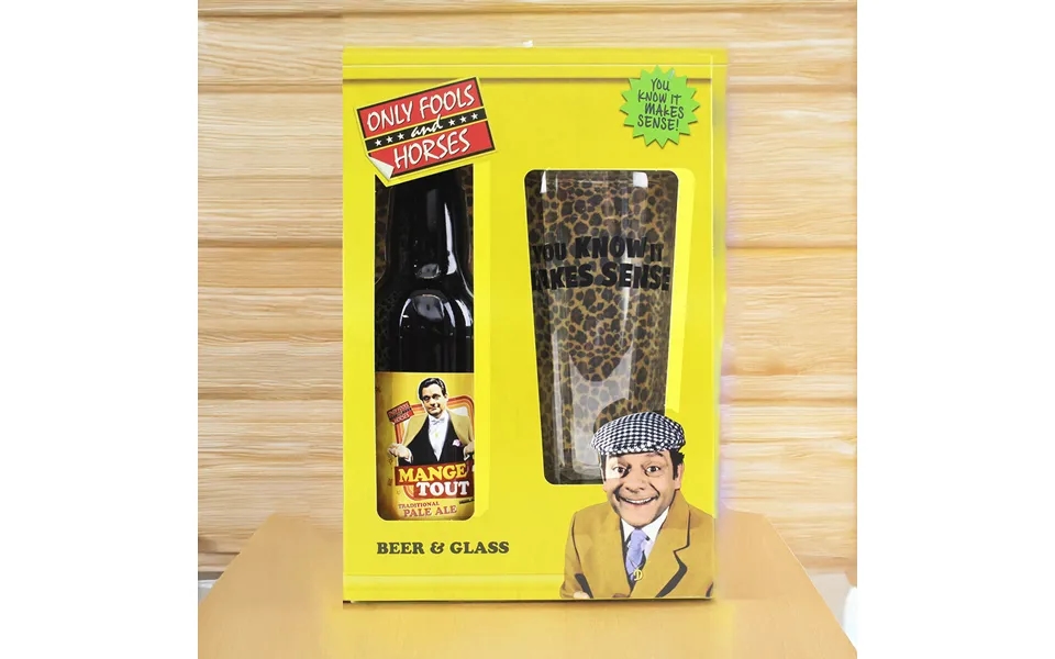 Only Fools & Horses Beer And Glass Set