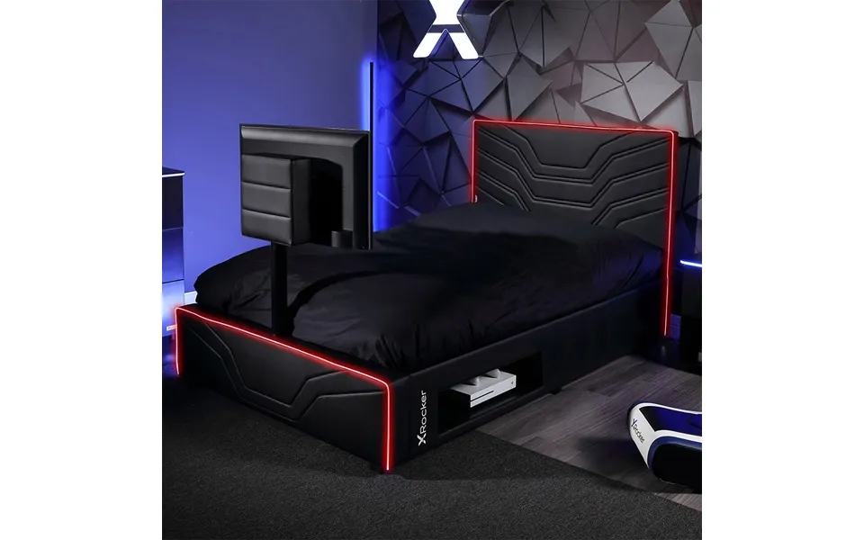 Oracle Tv Gaming Bed - Black Small Double