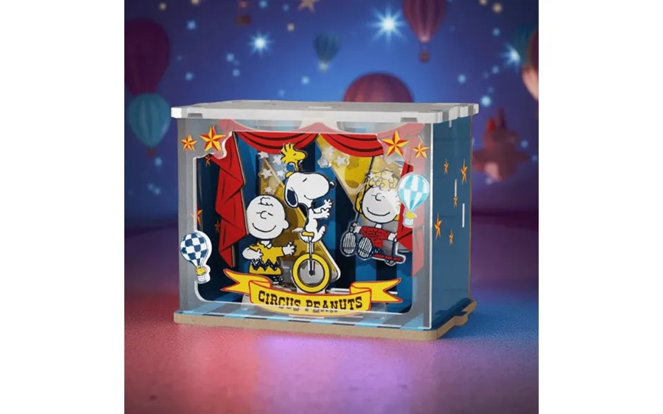 Peanuts Snoopy Talent Show Wooden Construction Set