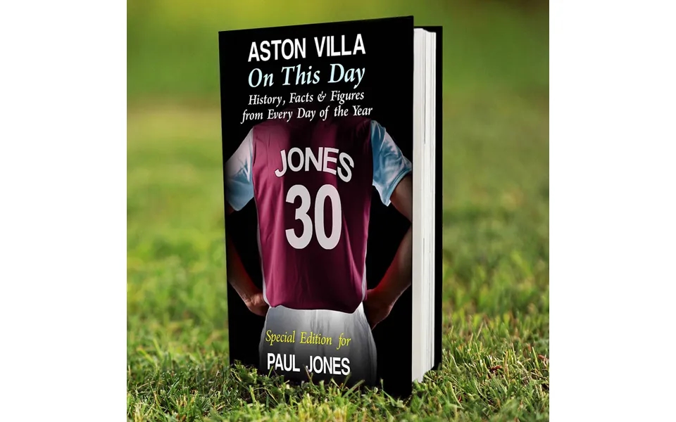 Personalised Aston Villa On This Day Book