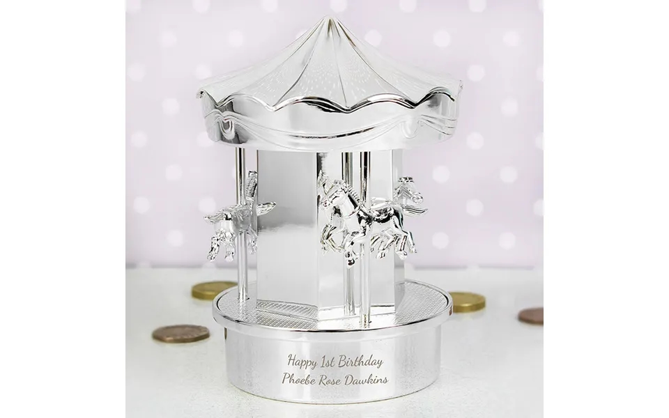 Personalised Carousel Money Box