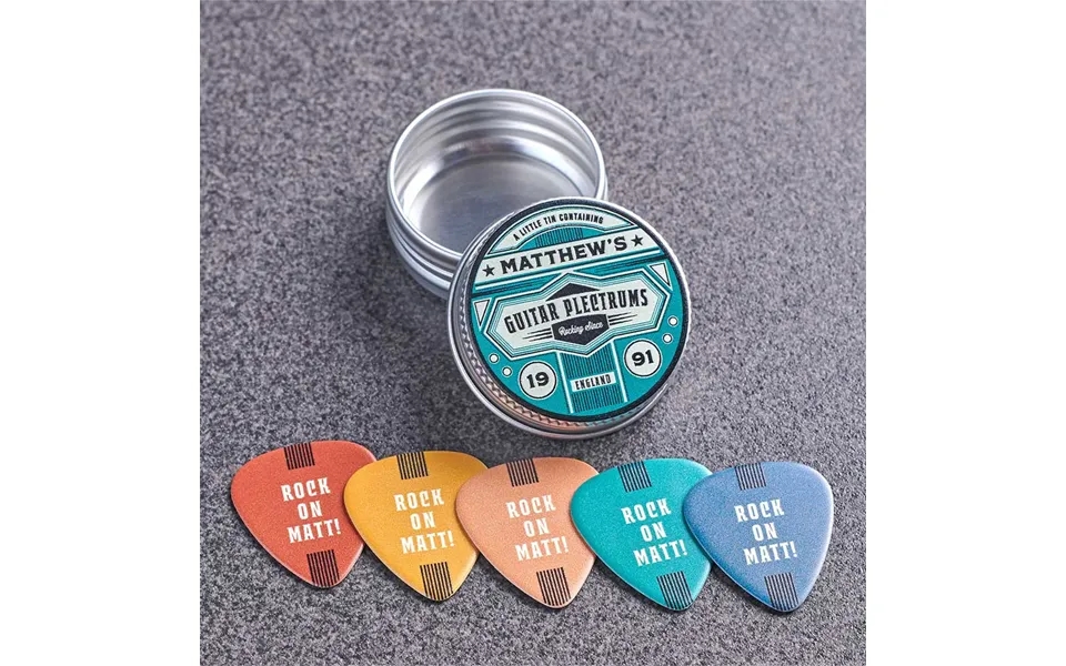 Personalised Colour Guitar Plectrums