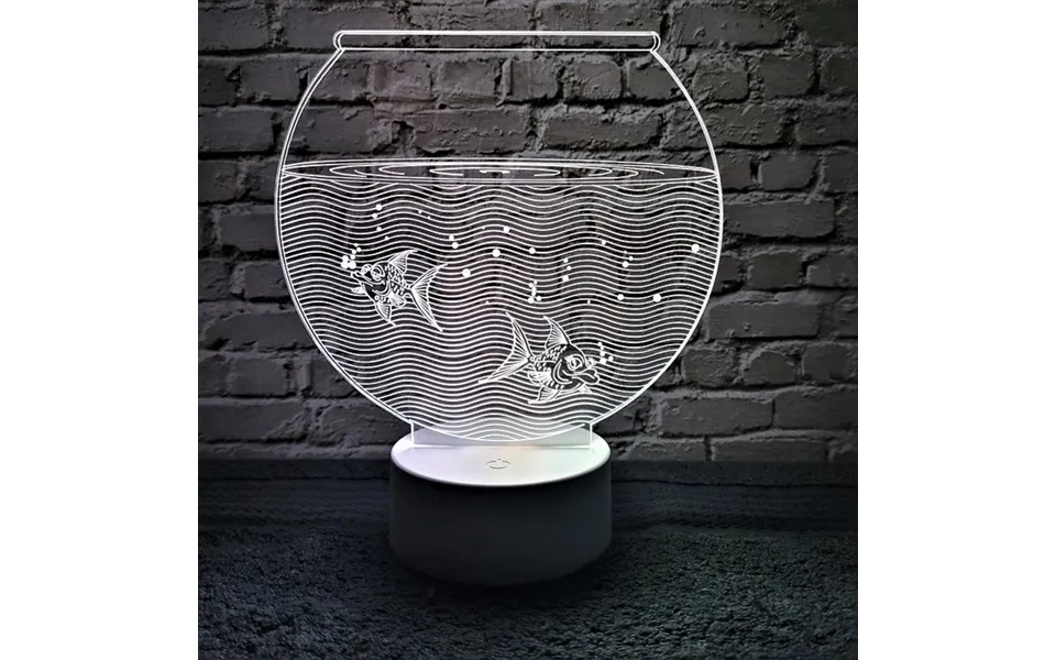 Personalised Fish Bowl Led Light
