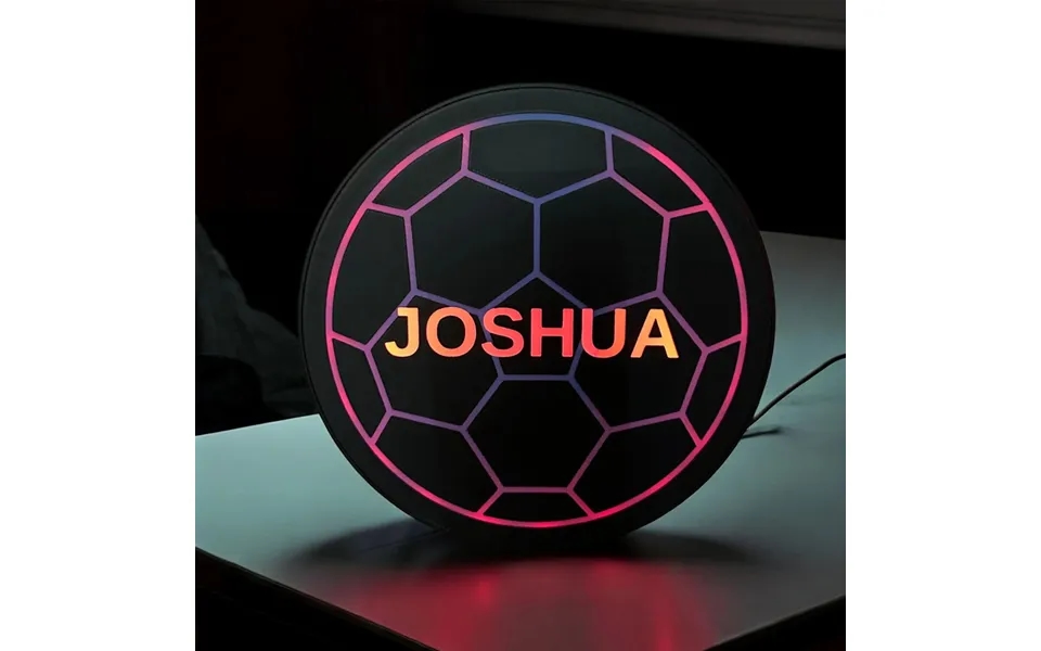 Personalised Football Led Lightbox