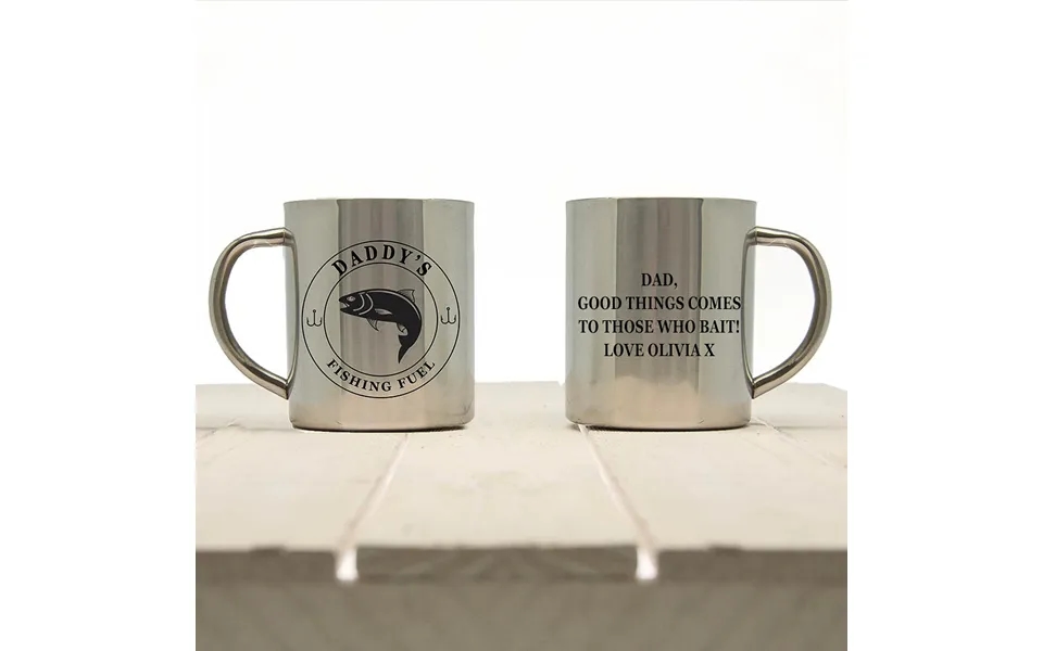 Personalised Gentlemen's Fishing Fuel Outdoor Mug