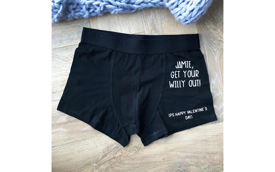 Personalised Get Your Willy Out Boxers