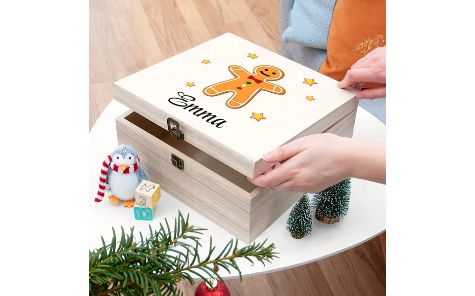 Personalised Gingerbread Man Christmas Eve Box