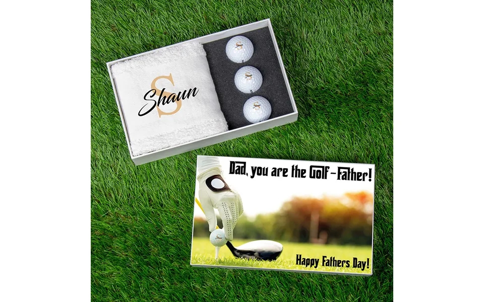 Personalised Golf Father Gift Set