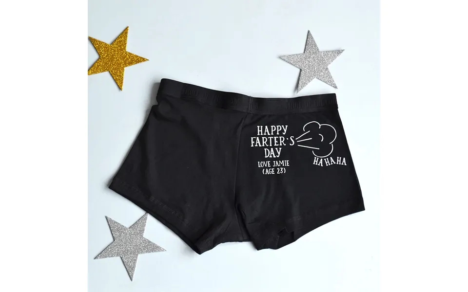 Personalised Happy Farters Day Underwear