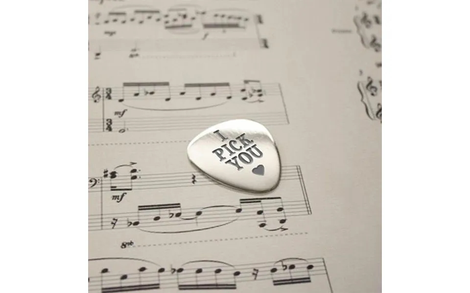 Personalised I Pick You Plectrum