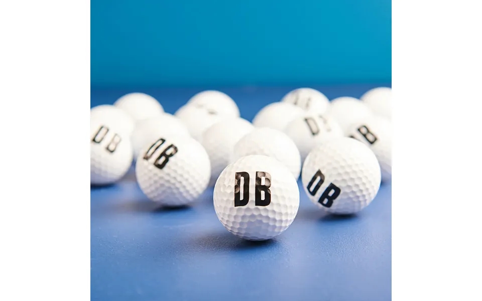 Personalised Initialled Golf Balls And Bag