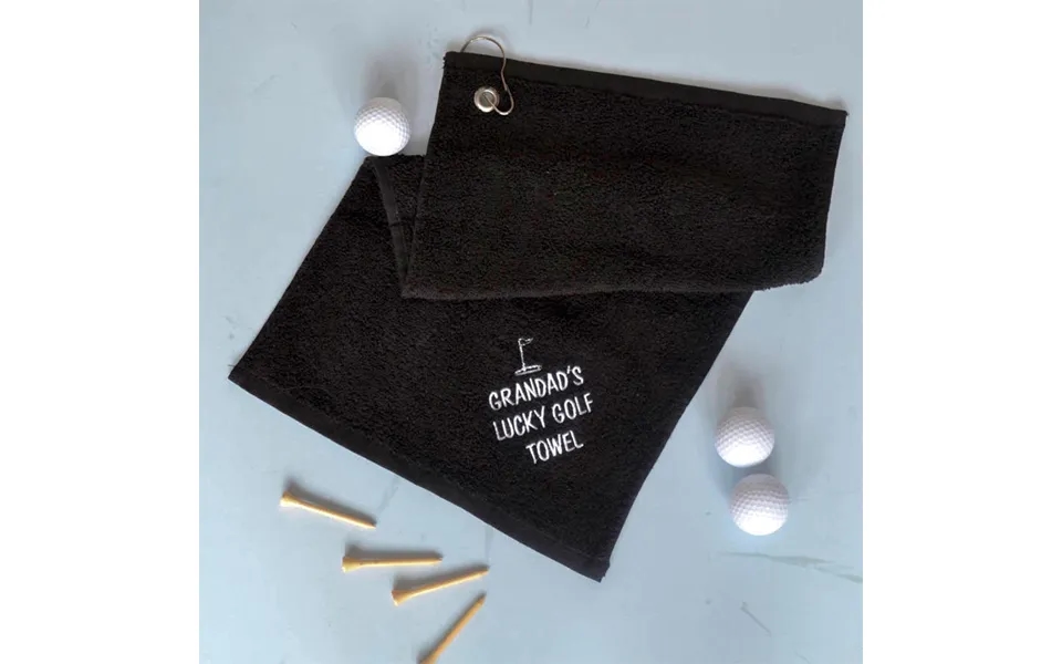 Personalised Lucky Golf Towel