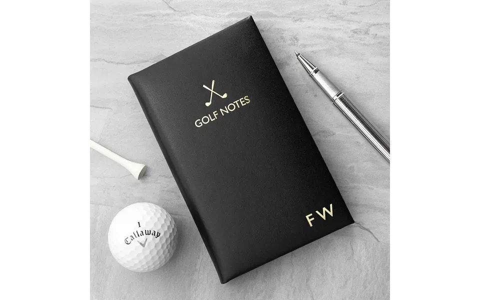 Personalised Luxury Leather Golf Notes