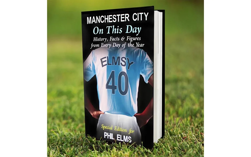 Personalised Manchester City On This Day Book