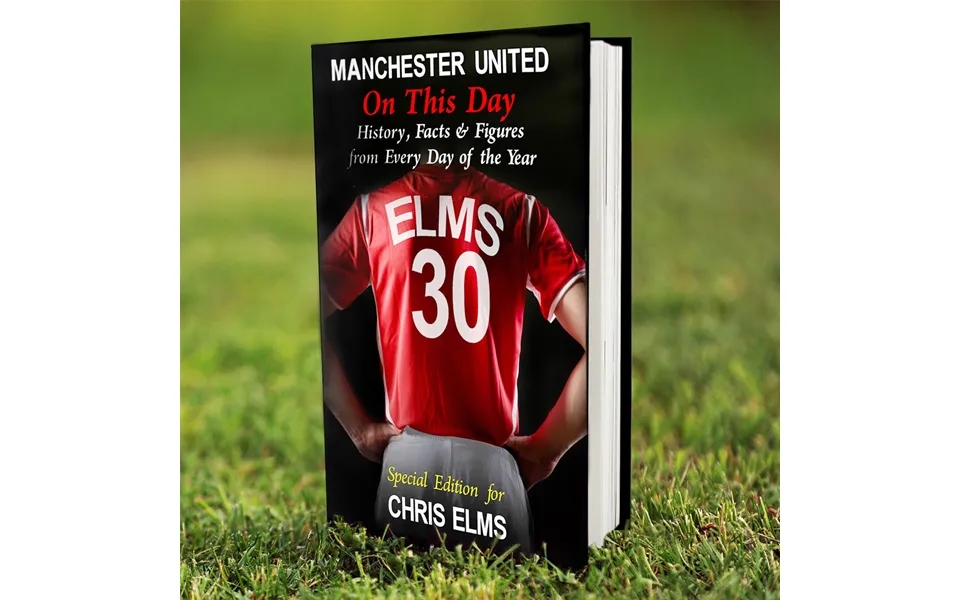 Personalised Manchester United On This Day Book