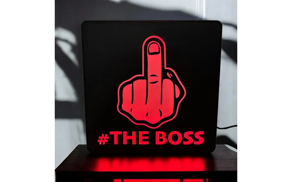 Personalised Middle Finger Led Lightbox