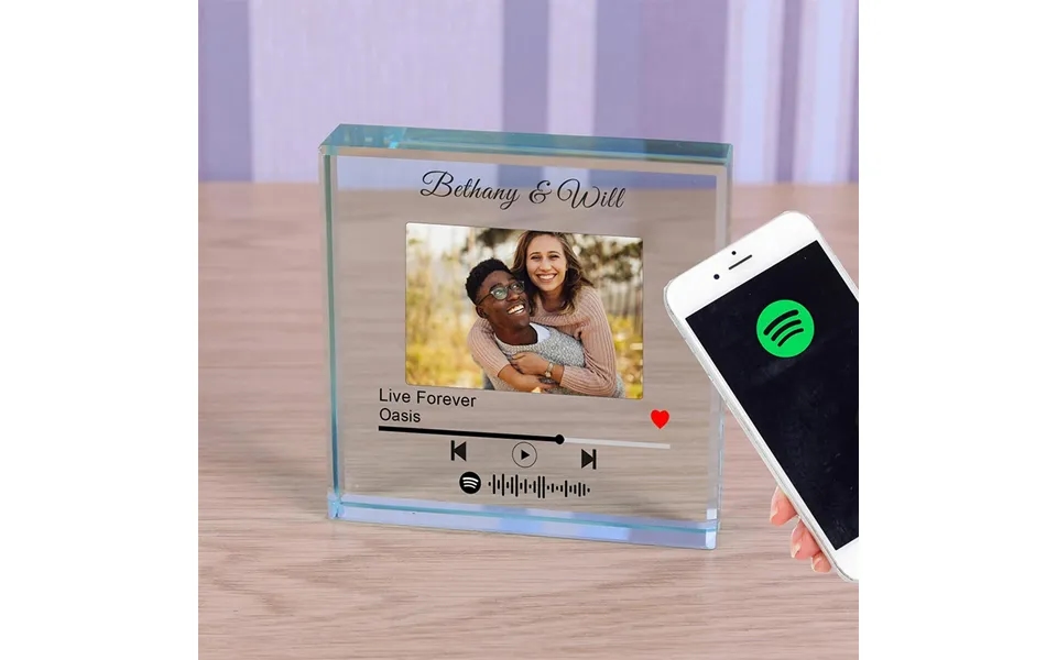 Personalised Our Song Glass Token