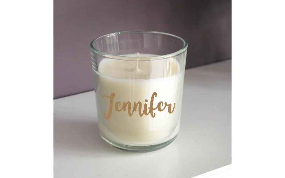 Personalised Scented Jar Candle