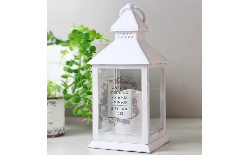 Personalised Soft Watercolour Lantern