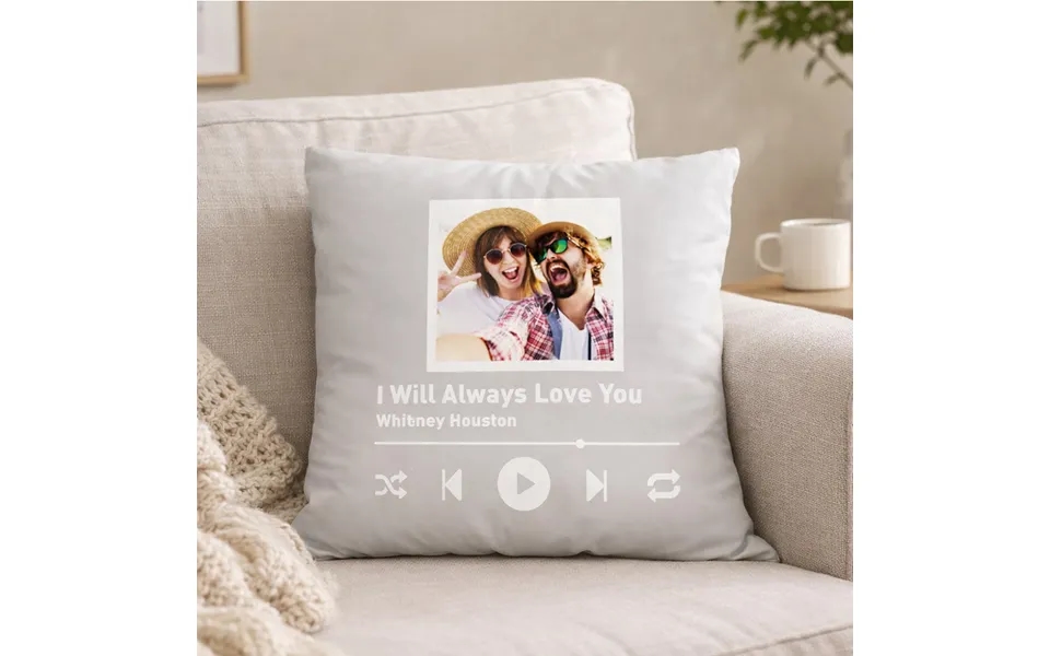 Personalised Song Photo Cushion