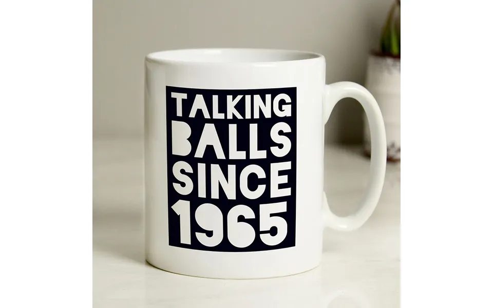 Personalised Talking Balls Since’ Mug