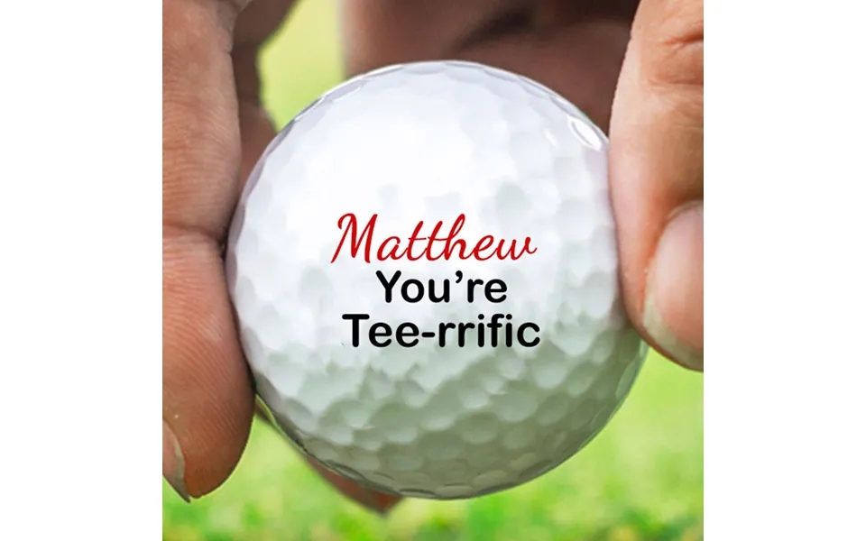 Personalised Titleist Trufeel Golf Ball Tee-rific Set Of 3