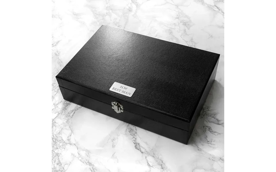 Personalised Watch And Cufflinks Box