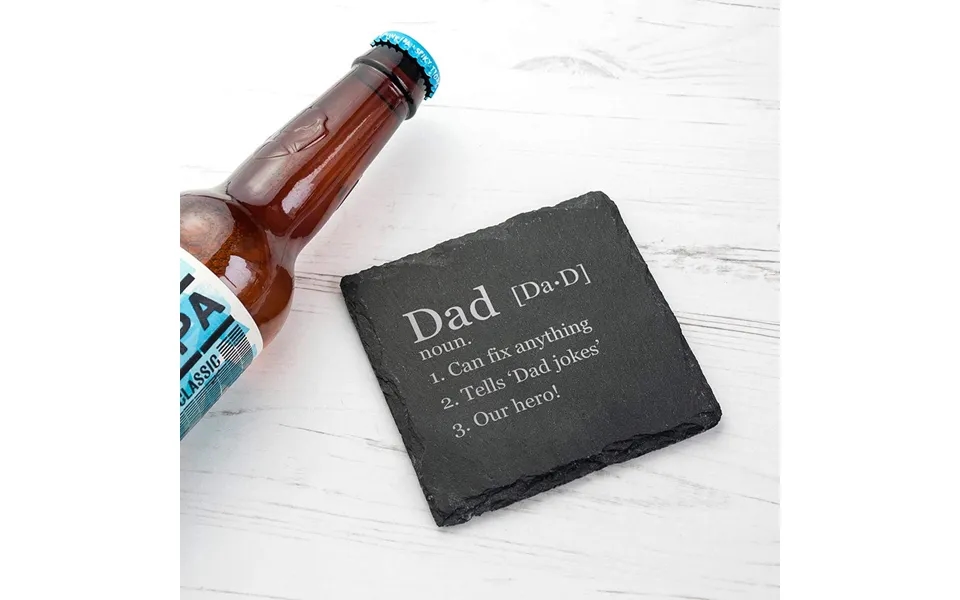 Personalised 'definition Of...' Square Slate Keepsake