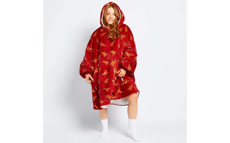 Pizza Oodie Hooded Blanket