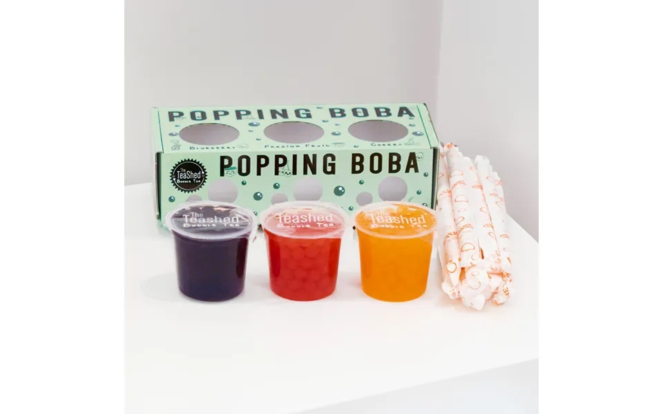Popping Boba Set - Blueberry, Passion Fruit & Cherry