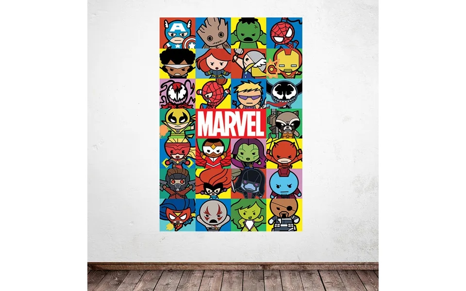 Poster Marvel Kawaii Characters