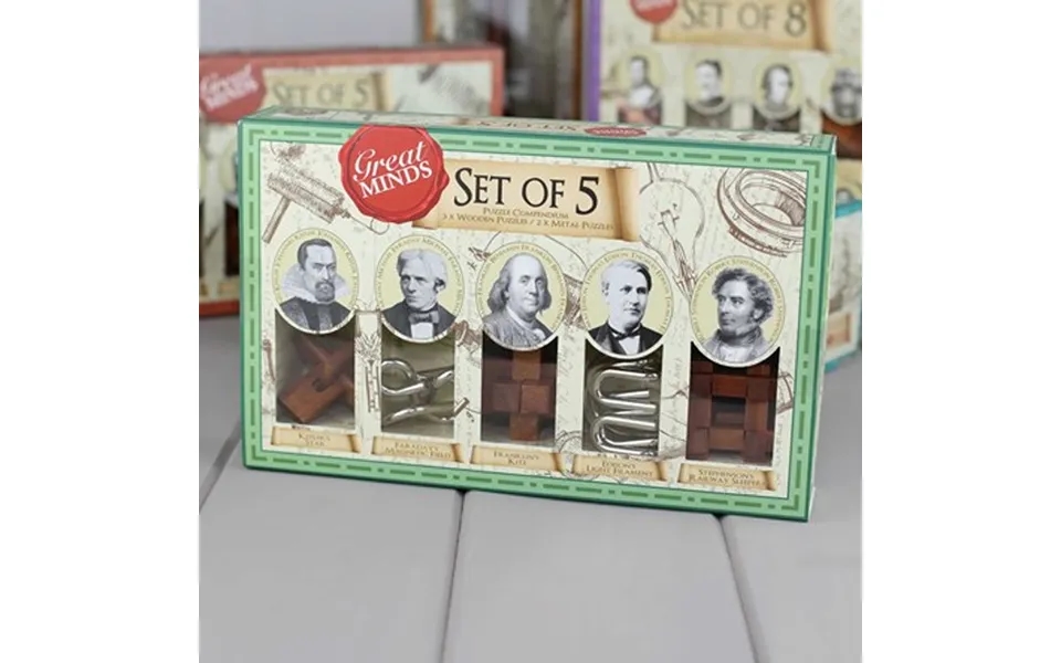 Professor Puzzle Great Minds Set Of 5 Puzzles