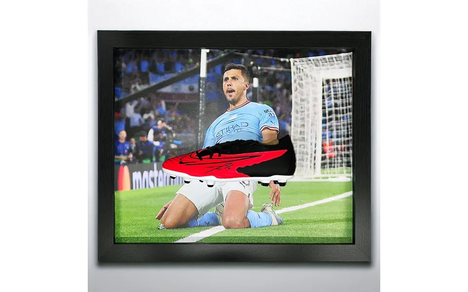Rodri Signed Boot - Framed