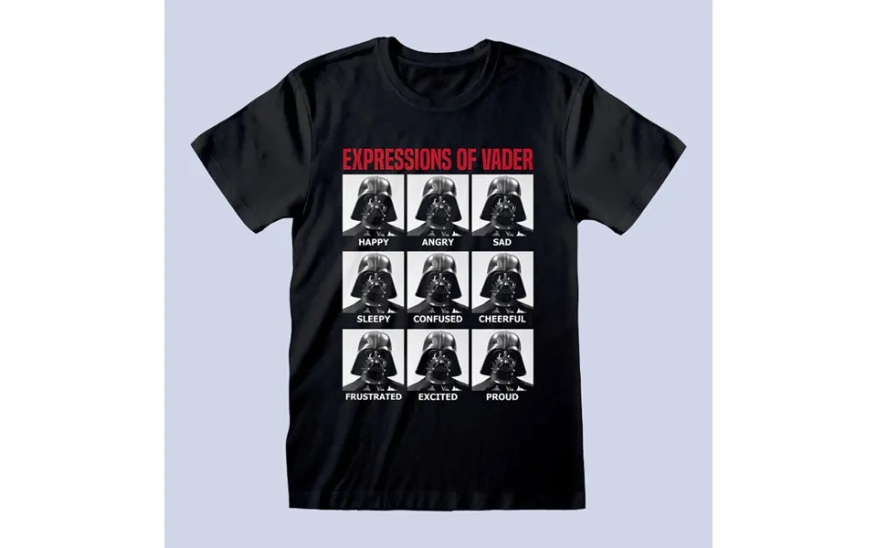 Star Wars Expressions Of Vader T-shirt Medium