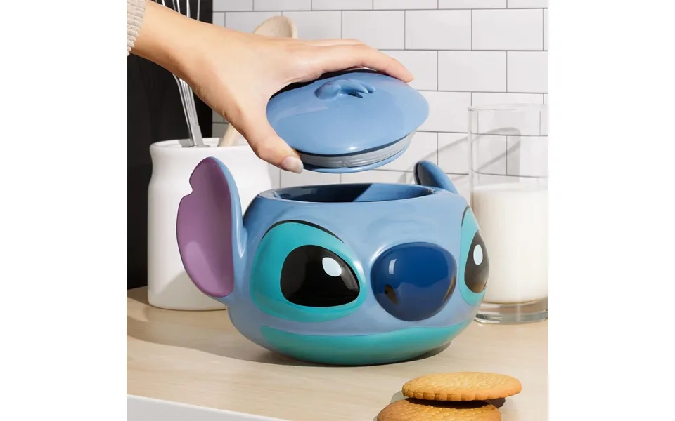Stitch Shaped Cookie Jar