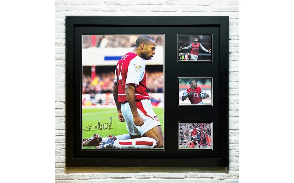 Thierry Henry Signed Arsenal Photo - Framed