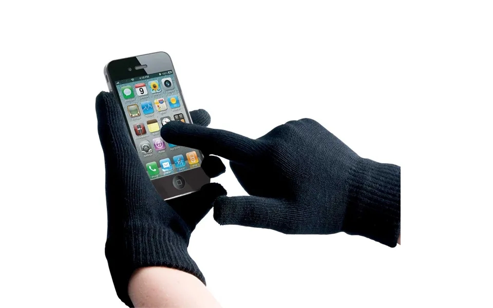 Touch Screen Gloves Black Medium