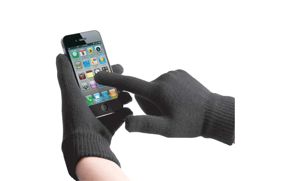 Touch Screen Gloves Grey Medium