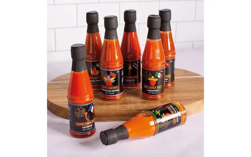 Treat Factory Chilli Traveller Hot Sauce 7 Pack