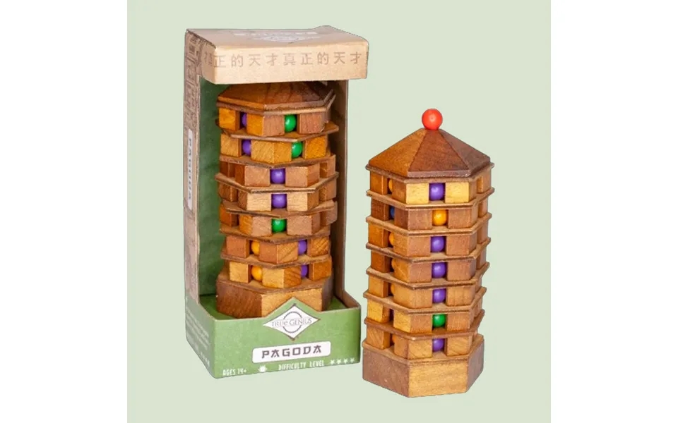 True Grecian Pagoda Wooden Puzzle