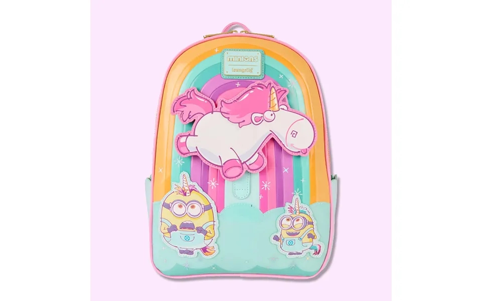 Universal Minions Fluffy Unicorn Loungefly Mini Backpack