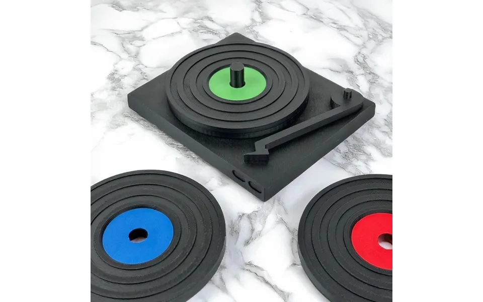 Vinyl Record Coaster Set