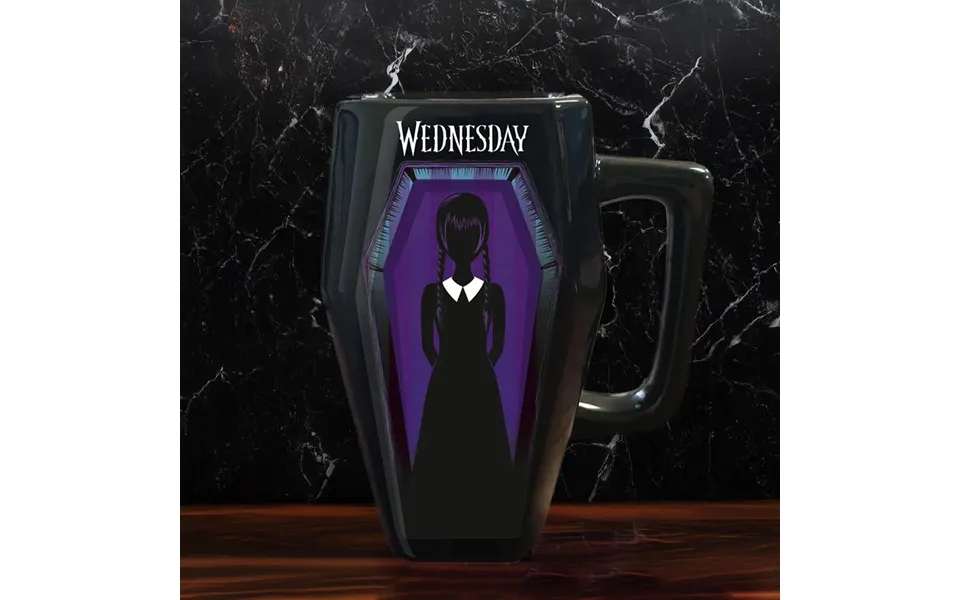 Wednesday Coffin Shaped Mug